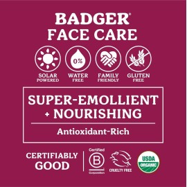 Badger Rose Beauty Balm, Intensive Moisturizer, 28 g/1oz Badger Rose Beauty Balm, Intensive Moisturizer, 28 g/1oz