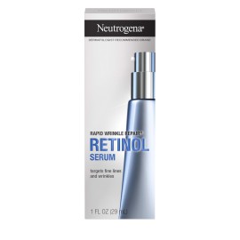 Neutrogena Rapid Wrinkle Repair Retinol Anti-Wrinkle Face Serum with Hyaluronic Acid, Daily Anti-Aging Facial Serum for Fine Lines & Wrinkles, Mineral Oil- & Dye-Free, 1 fl. oz Neutrogena Rapid Wrinkle Repair Retinol Anti-Wrinkle Face Serum with Hyaluronic Acid, Daily Anti-Aging Facial Serum for Fine Lines & Wrinkles, Mineral Oil- & Dye-Free, 1 fl. oz