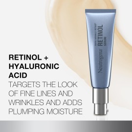 Neutrogena Rapid Wrinkle Repair Retinol Anti-Wrinkle Face Serum with Hyaluronic Acid, Daily Anti-Aging Facial Serum for Fine Lines & Wrinkles, Mineral Oil- & Dye-Free, 1 fl. oz Neutrogena Rapid Wrinkle Repair Retinol Anti-Wrinkle Face Serum with Hyaluronic Acid, Daily Anti-Aging Facial Serum for Fine Lines & Wrinkles, Mineral Oil- & Dye-Free, 1 fl. oz