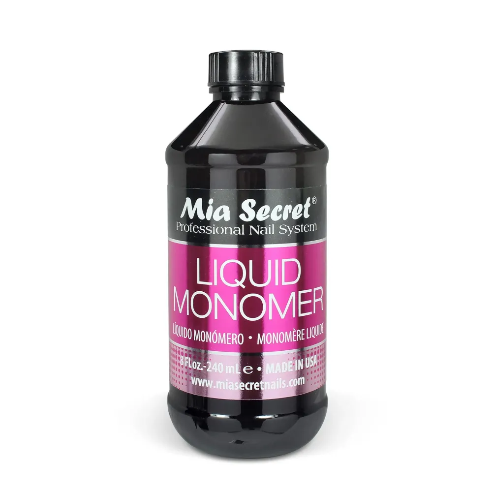 Mia Secret 8 oz / 240ml LIQUID MONOMER PROFESSIONAL ACRYLIC NAIL SYSTEM Mia Secret 8 oz / 240ml LIQUID MONOMER PROFESSIONAL ACRYLIC NAIL SYSTEM