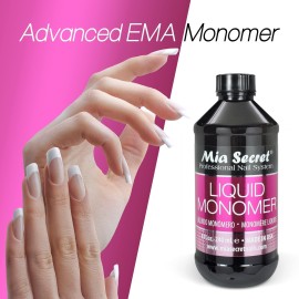 Mia Secret 8 oz / 240ml LIQUID MONOMER PROFESSIONAL ACRYLIC NAIL SYSTEM Mia Secret 8 oz / 240ml LIQUID MONOMER PROFESSIONAL ACRYLIC NAIL SYSTEM