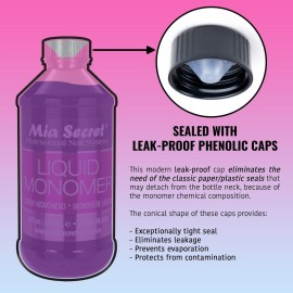 Mia Secret 8 oz / 240ml LIQUID MONOMER PROFESSIONAL ACRYLIC NAIL SYSTEM Mia Secret 8 oz / 240ml LIQUID MONOMER PROFESSIONAL ACRYLIC NAIL SYSTEM