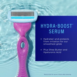 Schick Hydro Silk Moisture Razor Blade Refills, 4 Count | 5-Blade Moisturizing Razors for Women | Womens Moisturizing Razor Refills Schick Hydro Silk Moisture Razor Blade Refills, 4 Count | 5-Blade Moisturizing Razors for Women | Womens Moisturizing Razor Refills