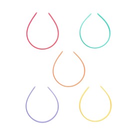 Goody Kids Ouchless Classic Headband , Assorted Colors - For All Hair Types - Beautiful Design for Instant Style - Pain-Free Hair Accessories for Boys, and Girls, 5 Count (Pack of 1)