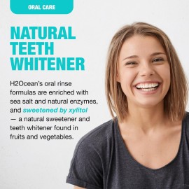H2Ocean Healing Rinse Natural Sea Salt Oral Care - Mouth Rinse for Oral Care - Great for Piercings, Sore Throats & Gum Health - Alcohol- & Fluoride-Free Mouthwash - Arctic Ocean Mint, 16 oz H2Ocean Healing Rinse Natural Sea Salt Oral Care - Mouth Rinse for Oral Care - Great for Piercings, Sore Throats & Gum Health - Alcohol- & Fluoride-Free Mouthwash - Arctic Ocean Mint, 16 oz