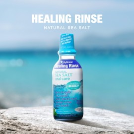 H2Ocean Healing Rinse Natural Sea Salt Oral Care - Mouth Rinse for Oral Care - Great for Piercings, Sore Throats & Gum Health - Alcohol- & Fluoride-Free Mouthwash - Arctic Ocean Mint, 16 oz H2Ocean Healing Rinse Natural Sea Salt Oral Care - Mouth Rinse for Oral Care - Great for Piercings, Sore Throats & Gum Health - Alcohol- & Fluoride-Free Mouthwash - Arctic Ocean Mint, 16 oz