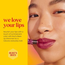 Burt\'s Bees 100% Natural Origin Moisturizing Lip Shimmer, Plum, 1 Tube (Package May Very) Burt\'s Bees 100% Natural Origin Moisturizing Lip Shimmer, Plum, 1 Tube (Package May Very)
