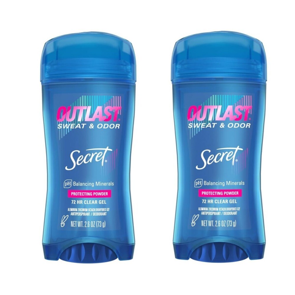 Secret Anti-Perspirant Clear Gel, Fights, 2.6 Ounce (Pack of 2) Secret Anti-Perspirant Clear Gel, Fights, 2.6 Ounce (Pack of 2)