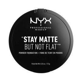 NYX PROFESSIONAL MAKEUP Stay Matte But Not Flat Powder Foundation, Natural NYX PROFESSIONAL MAKEUP Stay Matte But Not Flat Powder Foundation, Natural
