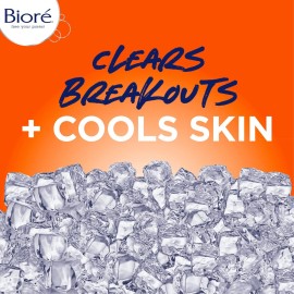 Bior Blemish Fighting Ice Cleanser Face Wash with Salicylic Acid, Clears and Helps Prevent Acne Breakouts, Cools & Refreshes Skin, Oil Free, 6.77 Oz
