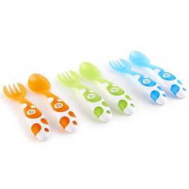 Munchkin Multi Toddler Forks and Spoons, 6 Pack