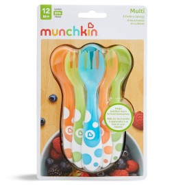 Munchkin Multi Toddler Forks and Spoons, 6 Pack