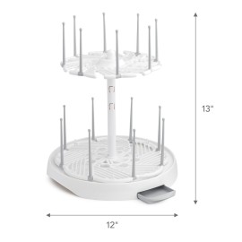 Munchkin High Capacity Drying Rack for Baby Bottles and Accessories, White