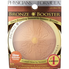 Physicians Formula Bronze Booster Glow-Boosting Season-to-Season, Customizable Seasonal Glow Glow, Lasting Tan Boost, Hypoallergenic Powder, Cruelty-Free & Hypoallergenic- Light-to-Medium Physicians Formula Bronze Booster Glow-Boosting Season-to-Season, Customizable Seasonal Glow Glow, Lasting Tan Boost, Hypoallergenic Powder, Cruelty-Free & Hypoallergenic- Light-to-Medium