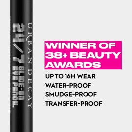 URBAN DECAY 24/7 Glide-On Waterproof Eyeliner Pencil (Perversion - Blackest Black Matte), Smudge-Proof, Transfer-proof, Long-lasting Colored Eye Liners, Hydrating Vitamin E, Cruelty-free - 0.04 oz URBAN DECAY 24/7 Glide-On Waterproof Eyeliner Pencil (Perversion - Blackest Black Matte), Smudge-Proof, Transfer-proof, Long-lasting Colored Eye Liners, Hydrating Vitamin E, Cruelty-free - 0.04 oz