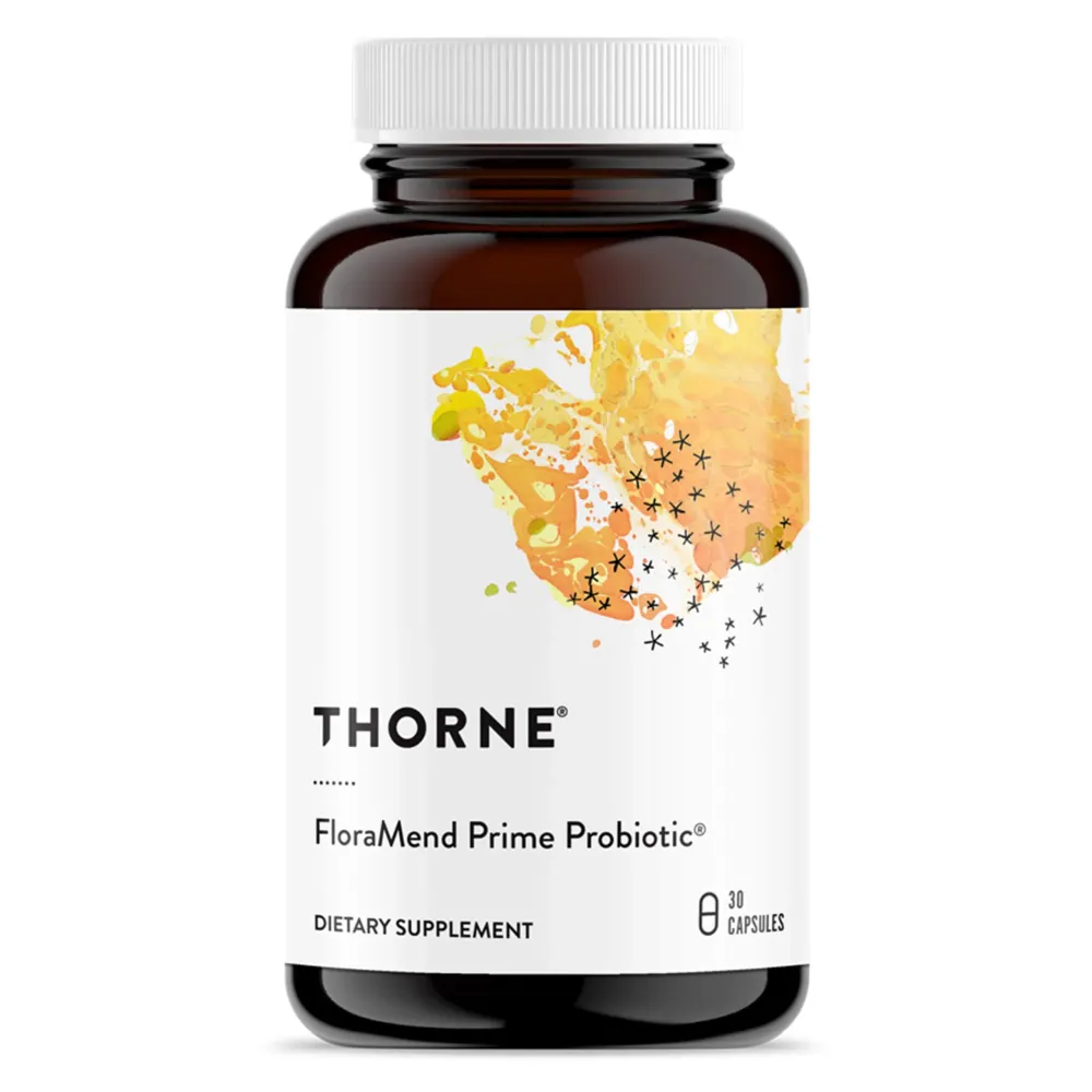 THORNE FloraMend Prime Probiotic - Shelf Stable and Stomach Acid-Resistant* Probiotic Blend - 30 Capsules THORNE FloraMend Prime Probiotic - Shelf Stable and Stomach Acid-Resistant* Probiotic Blend - 30 Capsules