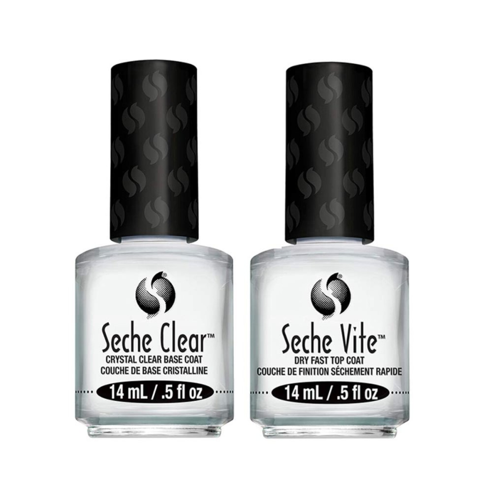 Seche Clear and Seche Vite, Base Coat and Top Coat for Nail Polish Seche Clear and Seche Vite, Base Coat and Top Coat for Nail Polish