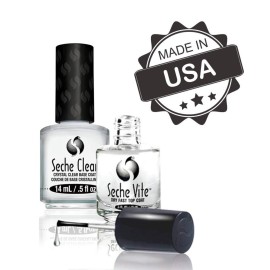Seche Clear and Seche Vite, Base Coat and Top Coat for Nail Polish Seche Clear and Seche Vite, Base Coat and Top Coat for Nail Polish