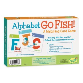 Peaceable Kingdom Alphabet Go Fish Letter Matching Card Game with 52 Oversized Cards Card Games for Kids Ages 4+ 2 to 6 Players Peaceable Kingdom Alphabet Go Fish Letter Matching Card Game with 52 Oversized Cards Card Games for Kids Ages 4+ 2 to 6 Players