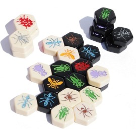 Smart Zone Games Hive Pocket Portable Strategic Board Game for 2 Players - Includes Ladybug & Mosquito Expansions - Compact Travel Version of The Award-Winning Hive Game Smart Zone Games Hive Pocket Portable Strategic Board Game for 2 Players - Includes Ladybug & Mosquito Expansions - Compact Travel Version of The Award-Winning Hive Game