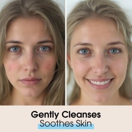 Yes To Cucumbers Daily Gentle Milk Cleanser, Soothing Face Wash That Won\'t Strip Your Skin & Holds Moisture, With Cucumber Extract, Soy Proteins & Green Tea, Natural, Vegan & Cruelty Free, 6 Fl Oz