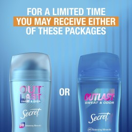 Secret Outlast Antiperspirant Deodorant for Women, 72hr Sweat & Odor Protection, PH Balancing Minerals, Clear Gel, Protecting Powder Scent, 2.6 oz Secret Outlast Antiperspirant Deodorant for Women, 72hr Sweat & Odor Protection, PH Balancing Minerals, Clear Gel, Protecting Powder Scent, 2.6 oz