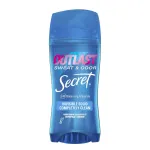 Secret Outlast Antiperspirant Deodorant for Women, 72hr Sweat & Odor Protection, PH Balancing Minerals, Invisible Solid, Completely Clean Scent, 2.6 oz