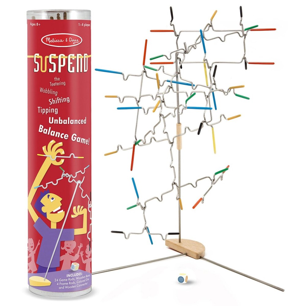 Melissa & Doug Suspend Family Game (31 pcs) - Wire Balance Game, Family Game Night, Family Activities, Games for Kids Ages 8+ Melissa & Doug Suspend Family Game (31 pcs) - Wire Balance Game, Family Game Night, Family Activities, Games for Kids Ages 8+