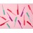 Diane Rat Tail Combs, 9-Inch Fine-Tooth Hair Styling Comb with Pointed Tip for Sectioning, Parting, and Teasing, Assorted Colors, 12 Pack