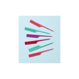 Diane Rat Tail Combs, 9-Inch Fine-Tooth Hair Styling Comb with Pointed Tip for Sectioning, Parting, and Teasing, Assorted Colors, 12 Pack Diane Rat Tail Combs, 9-Inch Fine-Tooth Hair Styling Comb with Pointed Tip for Sectioning, Parting, and Teasing, Assorted Colors, 12 Pack
