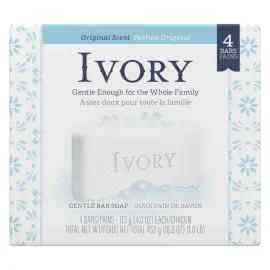 Ivory Original 4-Count: Bath Size Bars (4 Oz), 15.9 Ounce