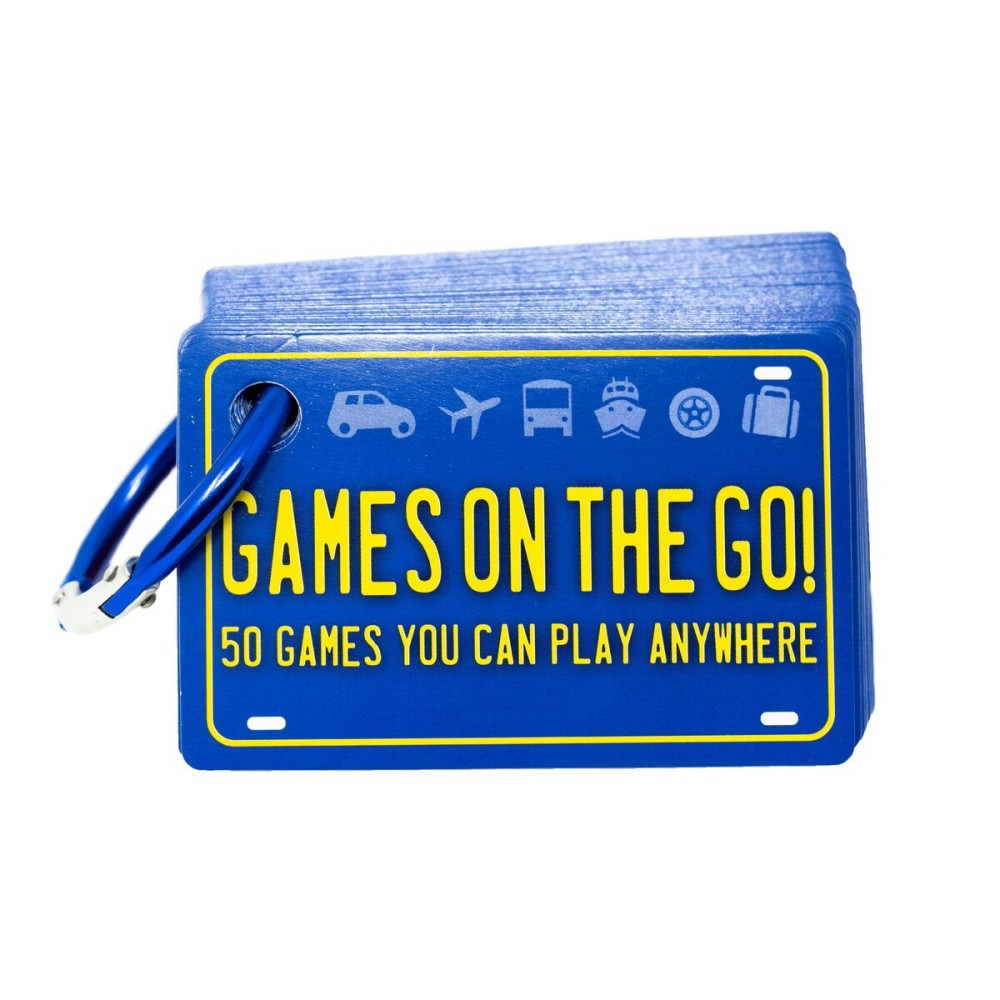Games on the Go by Continuum Games - Portable Roadtrip Family Games to Challenge and Entertain for 2+ players , Blue Games on the Go by Continuum Games - Portable Roadtrip Family Games to Challenge and Entertain for 2+ players , Blue
