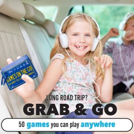 Games on the Go by Continuum Games - Portable Roadtrip Family Games to Challenge and Entertain for 2+ players , Blue Games on the Go by Continuum Games - Portable Roadtrip Family Games to Challenge and Entertain for 2+ players , Blue