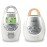 VTech Communications DM221 Audio Baby Monitor with up to 1,000 ft of Range, Vibrating Sound-Alert, Talk Back Intercom & Night Light Loop, White/Silver