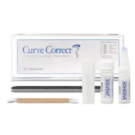 CurveCorrect Ingrown Toenail Corrector Kit - 10 Toenail Braces for Ingrown Toenail Treatment, Pain Relief, and Removal - at Home Big Toe Ingrown Nail Treatment Tool CurveCorrect Ingrown Toenail Corrector Kit - 10 Toenail Braces for Ingrown Toenail Treatment, Pain Relief, and Removal - at Home Big Toe Ingrown Nail Treatment Tool