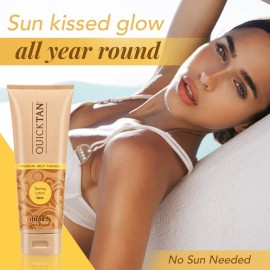 Body Drench Quick Tan Gradual Tanning/Bronzing Lotion | Self Tan, Sunless Tanner Solution for Mess Free Coverage | Dark, 8 Fl Oz Body Drench Quick Tan Gradual Tanning/Bronzing Lotion | Self Tan, Sunless Tanner Solution for Mess Free Coverage | Dark, 8 Fl Oz