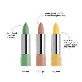 Physicians Formula Gentle Cover Concealer Stick, Yellow For Blemishes, Under-Eye Circles & Skin Imperfections Physicians Formula Gentle Cover Concealer Stick, Yellow For Blemishes, Under-Eye Circles & Skin Imperfections