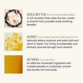 INNERSENSE Organic Beauty - Natural Inner Peace Whipped Creme Texturizer | Cruelty-Free, Clean Haircare (3.4oz)