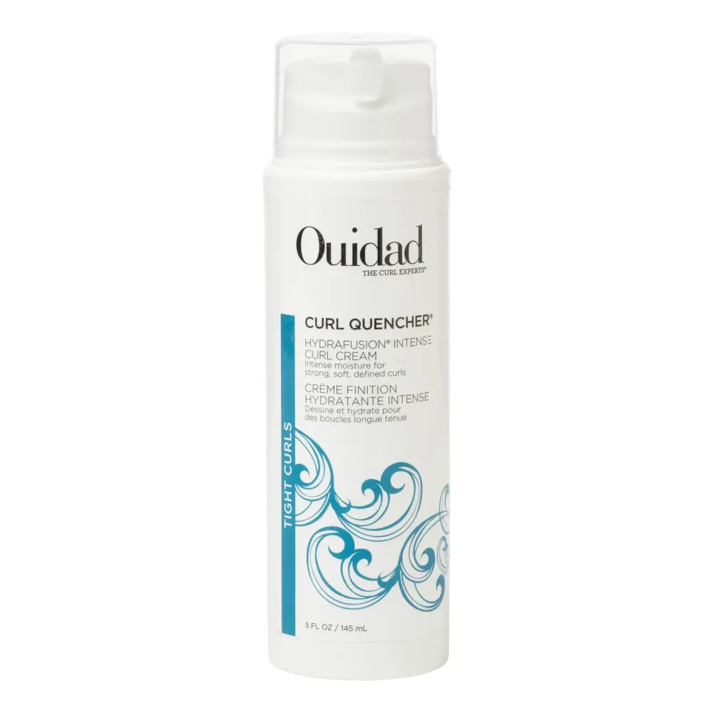 Ouidad Curl Quencher Hydrafusion Intense Curl Cream - 5 oz, Curl Defining Styler for Touchable Curls, Flexible Hold Frizz Control Curly Hair Cream, Helps Eliminate Dryness, For Tight Curls Ouidad Curl Quencher Hydrafusion Intense Curl Cream - 5 oz, Curl Defining Styler for Touchable Curls, Flexible Hold Frizz Control Curly Hair Cream, Helps Eliminate Dryness, For Tight Curls