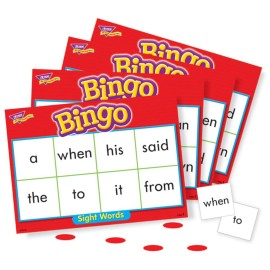 TREND ENTERPRISES: Sight Words Level 1 Bingo Game, Exciting Way for Everyone to Learn, Play 6 Different Ways, Great for Classrooms and at Home, 3 to 36 Players, for Ages 5 and Up TREND ENTERPRISES: Sight Words Level 1 Bingo Game, Exciting Way for Everyone to Learn, Play 6 Different Ways, Great for Classrooms and at Home, 3 to 36 Players, for Ages 5 and Up