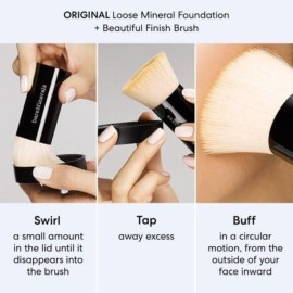 bareMinerals Original Loose Powder Foundation SPF 15, Lightweight Mineral Loose Powder Foundation Makeup, Buildable Coverage, Talc Free, Vegan (Medium Beige 12) bareMinerals Original Loose Powder Foundation SPF 15, Lightweight Mineral Loose Powder Foundation Makeup, Buildable Coverage, Talc Free, Vegan (Medium Beige 12)