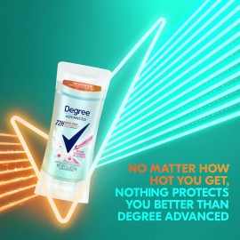 Degree Advanced Protection Antiperspirant Deodorant White Flowers & Lychee for 72-Hour Sweat & Odor Control for Women, with Body Heat Activated Technology, 2.6 oz Degree Advanced Protection Antiperspirant Deodorant White Flowers & Lychee for 72-Hour Sweat & Odor Control for Women, with Body Heat Activated Technology, 2.6 oz