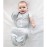 Love to Dream Swaddle Up Transition Swaddle, Patented Zip-Off Wings, Gently Help Baby Transition from Being Swaddled to Arms Free When Showing Signs of Rolling, 1.0 TOG, 13-19 lbs, Gray