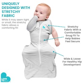 Love to Dream Swaddle Up Transition Swaddle, Patented Zip-Off Wings, Gently Help Baby Transition from Being Swaddled to Arms Free When Showing Signs of Rolling, 1.0 TOG, 13-19 lbs, Gray Love to Dream Swaddle Up Transition Swaddle, Patented Zip-Off Wings, Gently Help Baby Transition from Being Swaddled to Arms Free When Showing Signs of Rolling, 1.0 TOG, 13-19 lbs, Gray