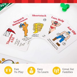 Prolific Games Flapjacks & Sasquatches - Upgraded 2nd Edition, Family Card & Dice Game for 2-8 Players, 20-Minute Rounds, Fun for Kids & Adults, Perfect for Family Game Nights and Camping Trips Prolific Games Flapjacks & Sasquatches - Upgraded 2nd Edition, Family Card & Dice Game for 2-8 Players, 20-Minute Rounds, Fun for Kids & Adults, Perfect for Family Game Nights and Camping Trips
