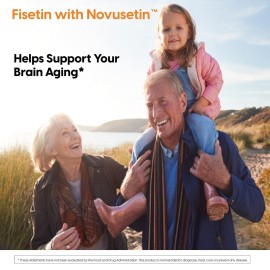 Doctor\'s Best Fisetin with Novusetin, Non-GMO, Vegan, Gluten & Soy Free, 100 mg, 30 Count Doctor\'s Best Fisetin with Novusetin, Non-GMO, Vegan, Gluten & Soy Free, 100 mg, 30 Count