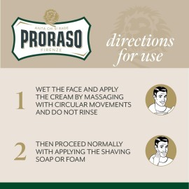 Proraso Pre-Shave Conditioning Cream for Men, Refreshing and Toning with Menthol and Eucalyptus Oil, 3.6 oz Proraso Pre-Shave Conditioning Cream for Men, Refreshing and Toning with Menthol and Eucalyptus Oil, 3.6 oz