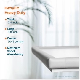 Roving Cove HeftyFit Corner Protector for Baby (16 Large Corners), Heavy-Duty Soft Rubber Foam Furniture Corner Bumper Guards, 3M Adhesive Pre-Taped, Oyster White (Off White) Roving Cove HeftyFit Corner Protector for Baby (16 Large Corners), Heavy-Duty Soft Rubber Foam Furniture Corner Bumper Guards, 3M Adhesive Pre-Taped, Oyster White (Off White)