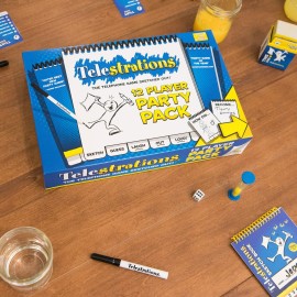 USAopoly Telestrations Party Pack 12 Player | 600 New Phrases to Sketch | Board Game | A Fun Family Game for Kids and Adults | Family Game Night Just Got Better | Telephone Game Sketched Out, Multi-co USAopoly Telestrations Party Pack 12 Player | 600 New Phrases to Sketch | Board Game | A Fun Family Game for Kids and Adults | Family Game Night Just Got Better | Telephone Game Sketched Out, Multi-co
