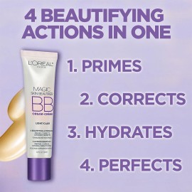 L\'Oral Paris Makeup Magic Skin Beautifier BB Cream Tinted Moisturizer, Medium, 1 fl oz, 1 Count L\'Oral Paris Makeup Magic Skin Beautifier BB Cream Tinted Moisturizer, Medium, 1 fl oz, 1 Count